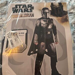 Star Wars Mandalorian Kids Costume - Silver and Black